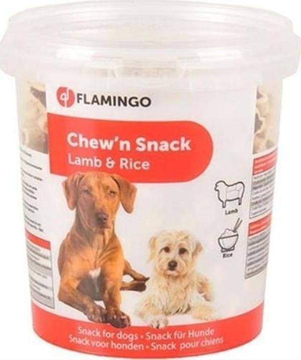 Flamingo Chewn Snack Bones Lamb&Rice Köpek Ödülü  500gr  - Image 1