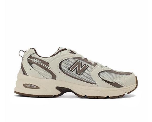 New Balance 530 Krem Modeli Koleksiyonu Unisex Günlük Ayakkabı MR530ASM Bej - Image 1