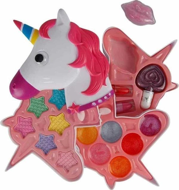 2602 Unicorn Şekilli 3 Katlı Makyaj Güzellik Seti - Image 1