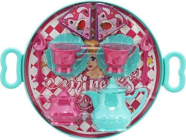 ERN-893 HEROES TOYS TEPSİLİ ÇAY VE KEK SETİ - Image 1