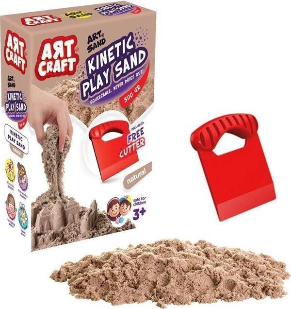 03685 AKSESUARLI NATUREL KİNETİK OYUN KUMU 500 GR - Image 1
