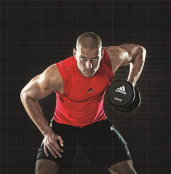 Adidas Kauçuk Dambıl 25Kg (ADWT-10325) - Image 1