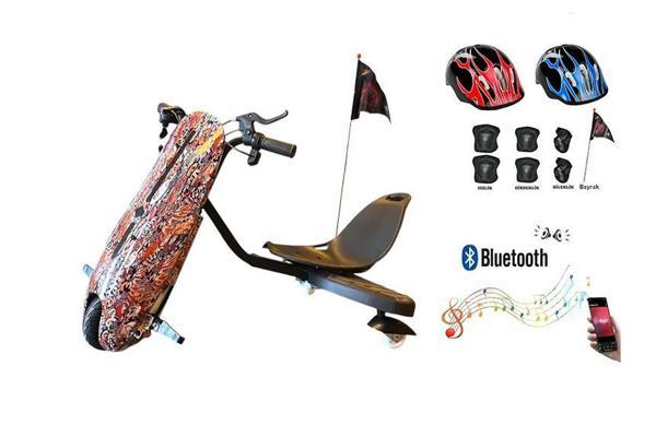 Citymate Drift Car Elektrikli Kaykay Bluetooth Dirift Kar Hoverboard Scooter Koruma Ekipmanı Hediye D07 - Image 1