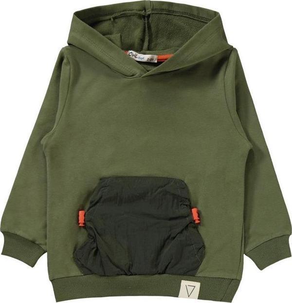 Civil Boys Mikro Cepli Gülen Surat Armalı 2-5 Yaş Eşofman Takımı - Haki4-5 Yaş - Image 1