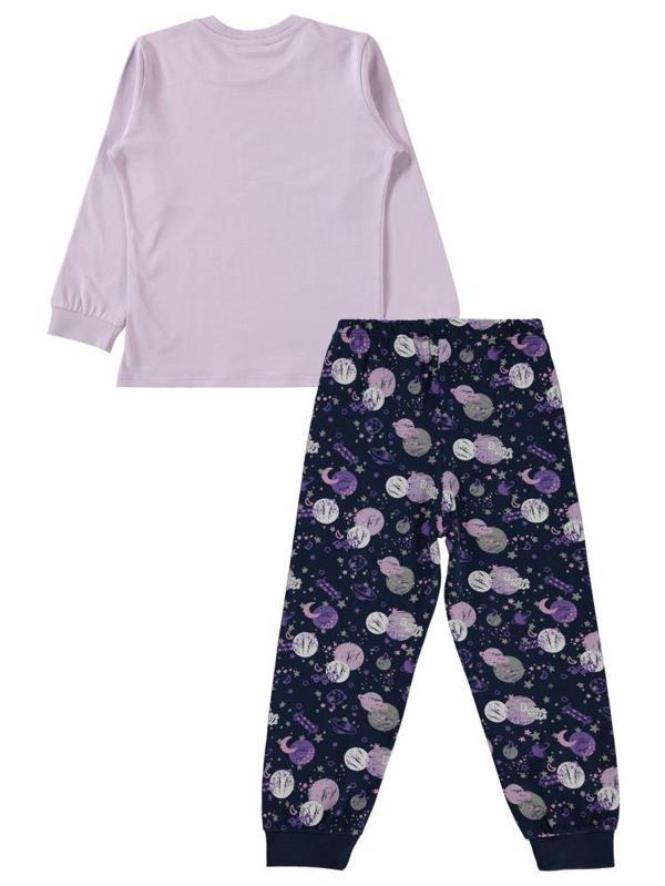 Civil Girls Sweet Dreams Baskılı 6-9 Yaş Pijama Takımı - Lila6-7 Yaş - Image 1