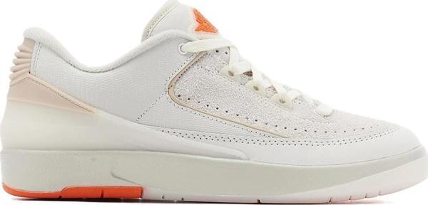 Nike Air Jordan 2 Retro Leather Unisex Sneaker Hakiki Deri Günlük Spor Ayakkabı Krem - Image 1
