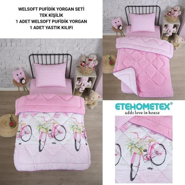 ETE HOMETEX TEK KİŞİLİK LÜX WELSOFT YORGAN SETİ - Image 1