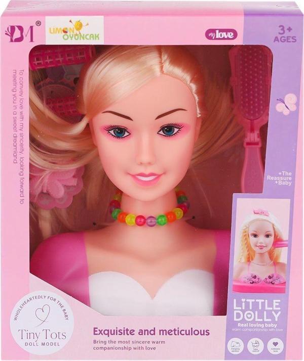 BM3319-1B Little Dolly Model Bebek Yüzü - Limon Oyuncak Kız Erkek Çocuk Oyuncak Eğitici Oyuncaklar - Image 1