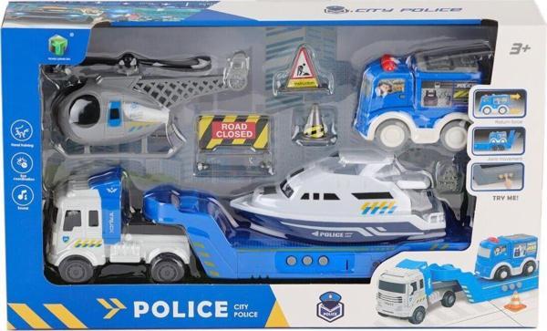 2630-3 Kutulu 4 araçlı Taşıyıcı Tır Set Kız Erkek Çocuk Oyuncak Eğitici Oyuncaklar - Image 1