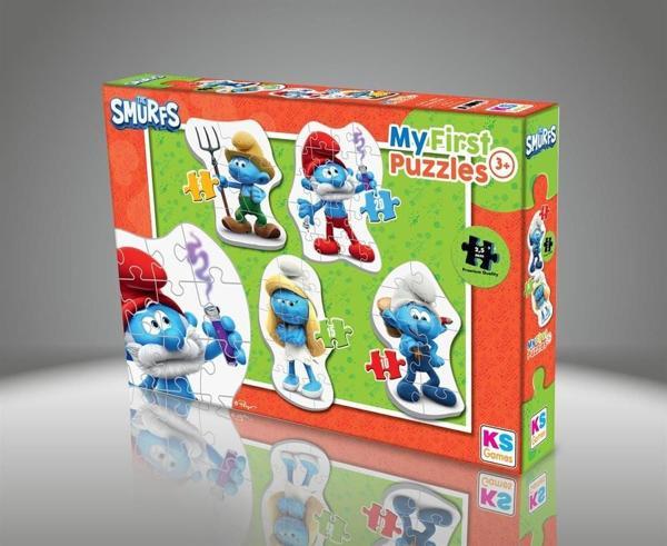 SMR 10304 SMURF MY FİRST PUZZLE -KS Kız Erkek Çocuk Oyuncak Eğitici Oyuncaklar - Image 1