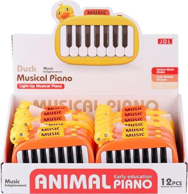 8897-1B Ördek Işıklı Müzikal Piano - 1adet Fiyatıdır Kız Erkek Çocuk Oyuncak Eğitici Oyuncaklar - Image 1