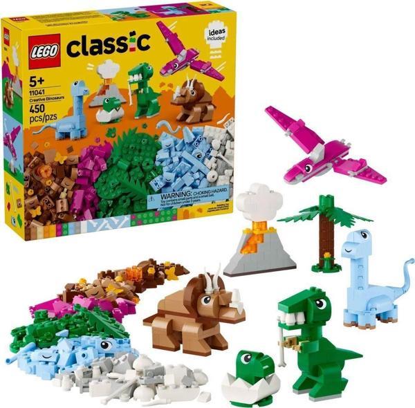 11041 Lego Classic Yaratıcı Dinozorlar 450 parça +5 yaş Kız Erkek Çocuk Oyuncak Eğitici Oyuncaklar - Image 1