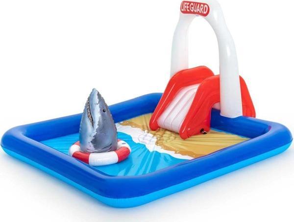 Bestway Köpekbalık Kaydıraklı Havuz Kız Erkek Çocuk Oyuncak Eğitici Oyuncaklar - Image 1