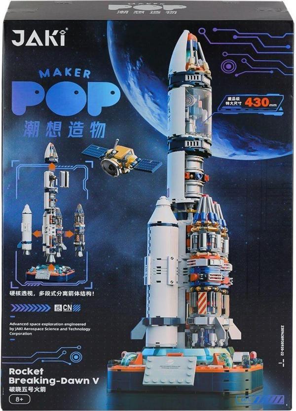 JK8501 Jaki Uzay Roketi Blok Seti -Vagon life Kız Erkek Çocuk Oyuncak Eğitici Oyuncaklar - Image 1