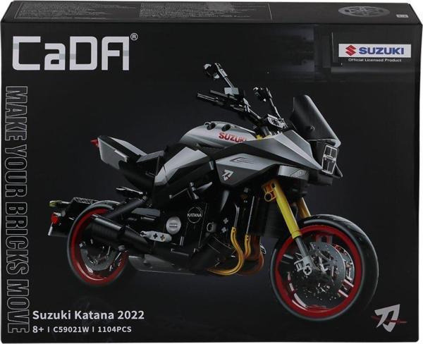 C59021W CADA Suzuki Katana 2022 Blok Seti 1104 Parça -Vagon life Kız Erkek Çocuk Oyuncak Eğitici Oyu - Image 1