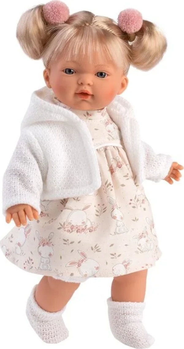 Llorens Ağlayan Bebek Roberta 33cm Kız Erkek Çocuk Oyuncak Eğitici Oyuncaklar - Image 1