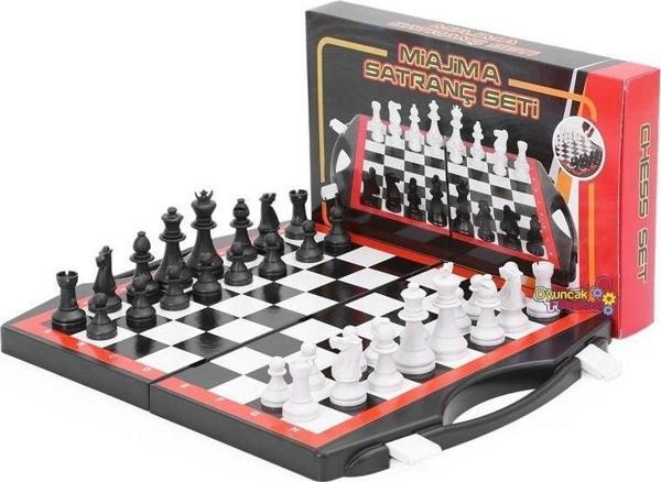 Çantalı Satranç Seti Kız Erkek Çocuk Oyuncak Eğitici Oyuncaklar - Image 1