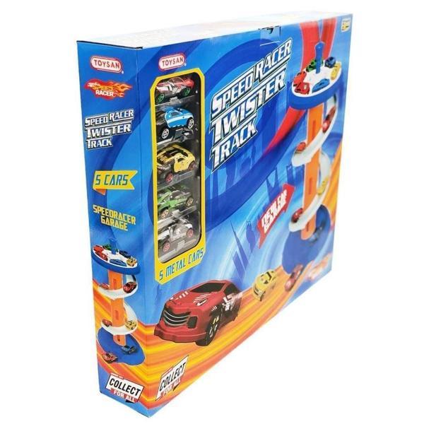 SPEED RACER TWİSTER KATLI OTOPARK Kız Erkek Çocuk Oyuncak Eğitici Oyuncaklar - Image 1