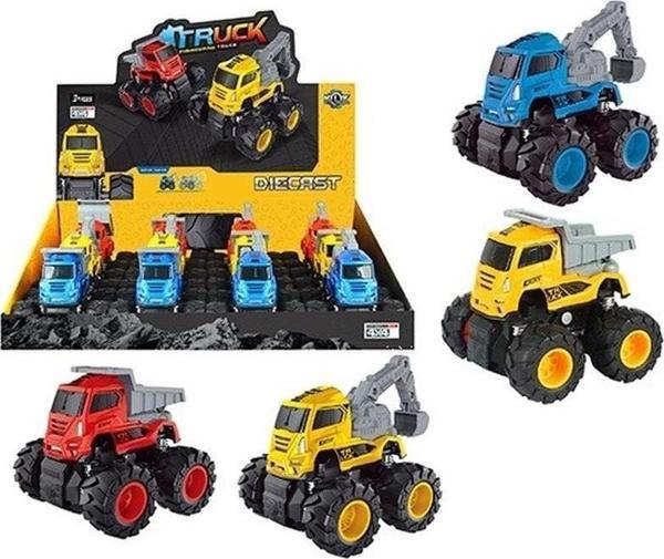 SÜRTMELİ DİE-CAST 4X4 3 ASORTİ -VRD Kız Erkek Çocuk Oyuncak Eğitici Oyuncaklar - Image 1