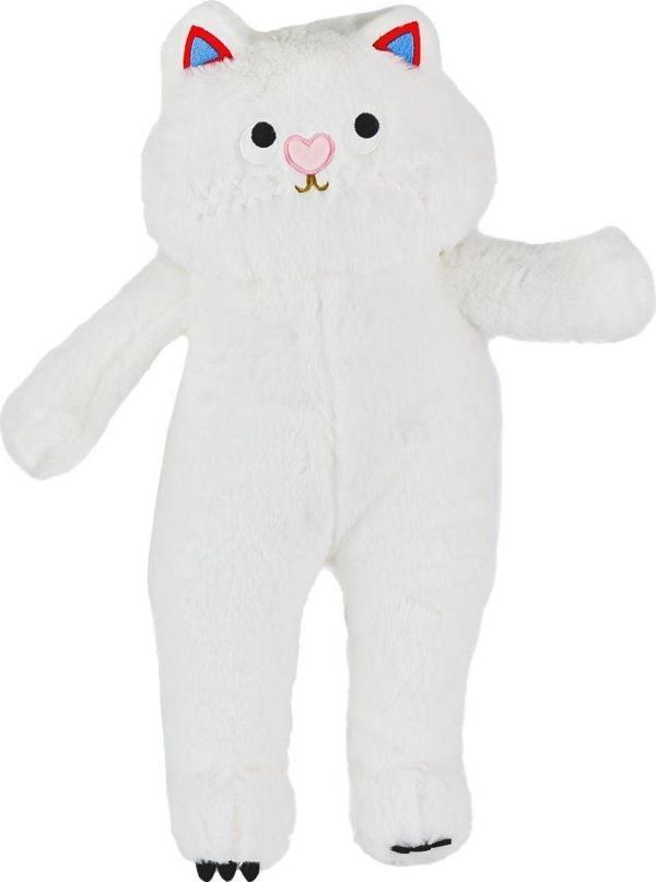 4806 Peluş Uzun Kedi 55cm Beyaz -My Friend Toys Kız Erkek Çocuk Oyuncak Eğitici Oyuncaklar - Image 1
