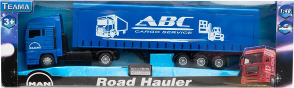 Man Model Mavi Kargo Tırı Kız Erkek Çocuk Oyuncak Eğitici Oyuncaklar - Image 1