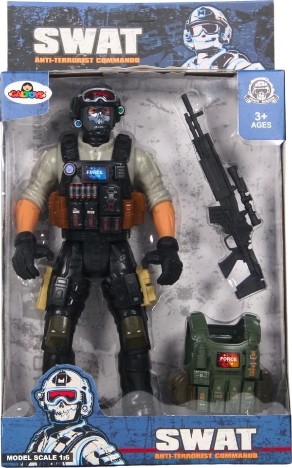 Kutulu Swat Set Kız Erkek Çocuk Oyuncak Eğitici Oyuncaklar - Image 1