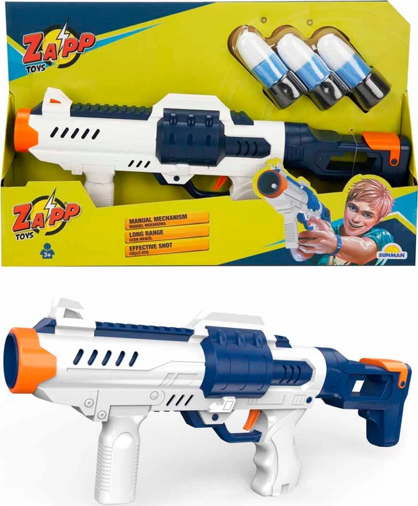 Silah Sünger Atan Vortex 3 Mermili Kız Erkek Çocuk Oyuncak Eğitici Oyuncaklar - Image 1