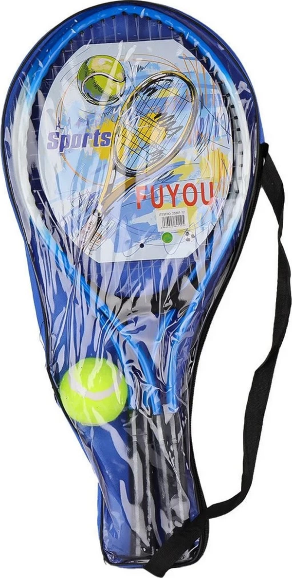 Çantalı Tenis Raketi - 25841-12 Kız Erkek Çocuk Oyuncak Eğitici Oyuncaklar - Image 1