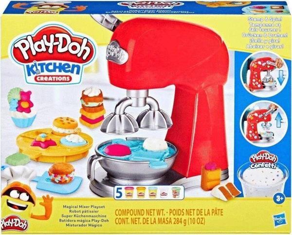 F4718 Play-Doh Sihirli Mikser Oyun Seti Kız Erkek Çocuk Oyuncak Eğitici Oyuncaklar - Image 1