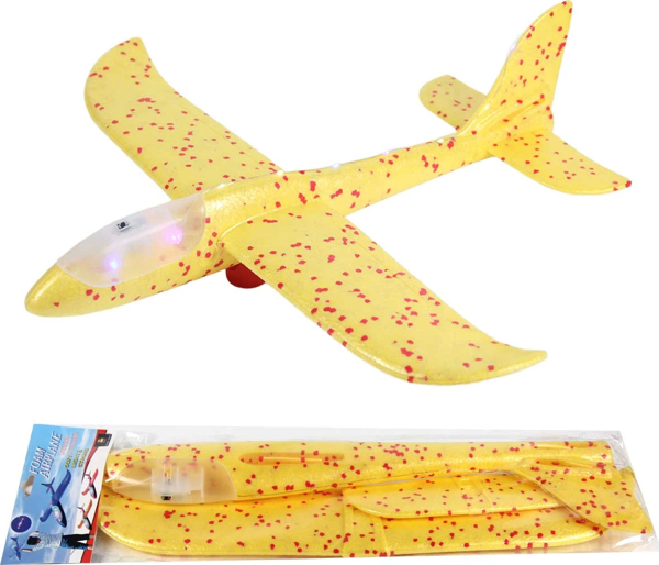 Eva Foam 48cm Işıklı Planör 2189 Kız Erkek Çocuk Oyuncak Eğitici Oyuncaklar - Image 1