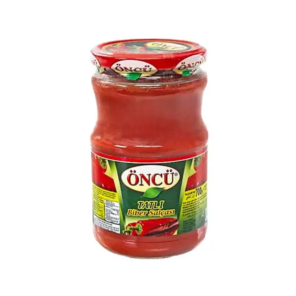 Öncü Tatlı Biber Salçası Cam Kavanoz 700 gr. - Image 1