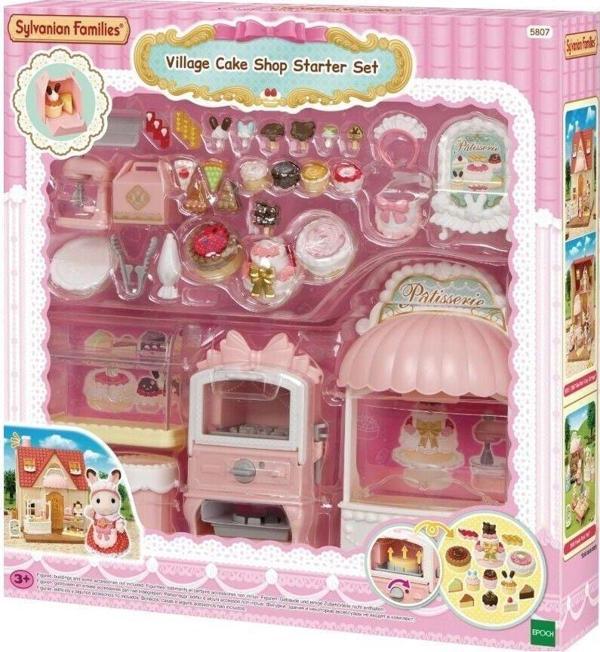 5807 Sylvanian Families Kasaba Pasta Dükkanı Oyun Seti +3 yaş Kız Erkek Çocuk Oyuncak Eğitici Oyunca - Image 1