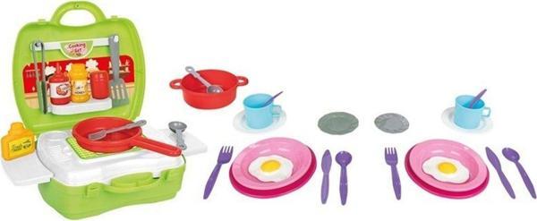 Aksesuarlı Çantalı Mutfak Seti 39 Parça Kız Erkek Çocuk Oyuncak Eğitici Oyuncaklar - Image 1