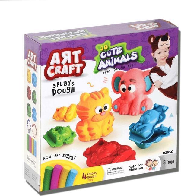 Dede 3D Oyun Hamuru Seti Kız Erkek Çocuk Oyuncak Eğitici Oyuncaklar - Image 1