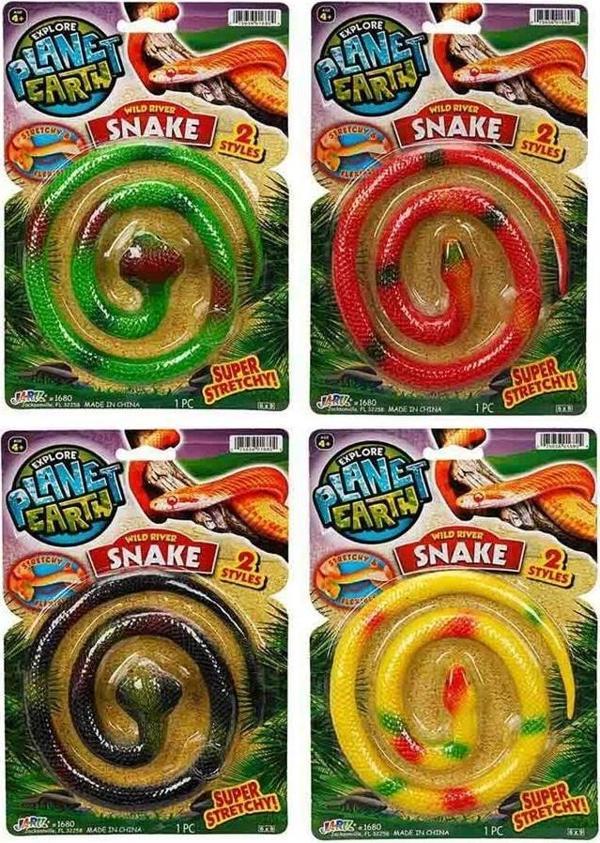 Jaru Planet Earth Streç Esnek Yılan -1adet stokta olan gönderilir Kız Erkek Çocuk Oyuncak Eğitici Oy - Image 1