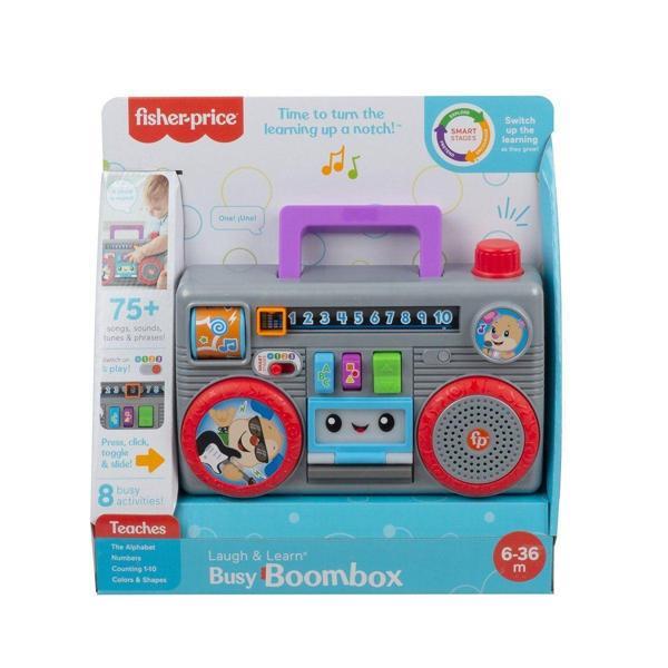 GYC04 Fisher-Price® Eğlenceli Müzik Kutusu, Türkçe-İngilizce / +6 ay Kız Erkek Çocuk Oyuncak Eğitici - Image 1