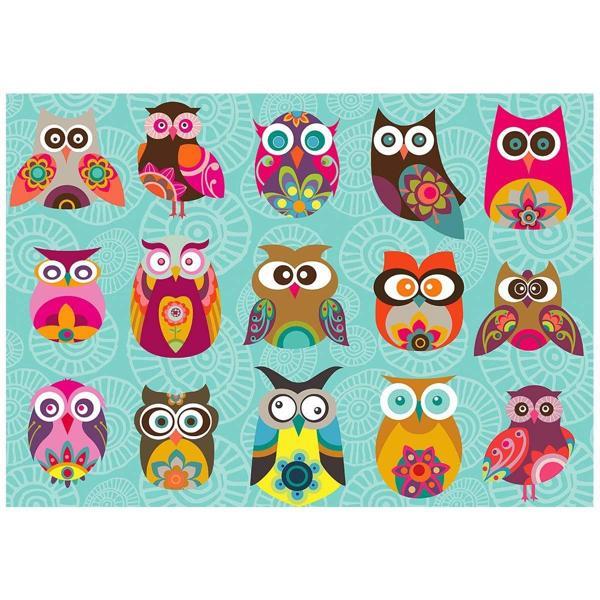 KS Multi Owls 500 Parça Puzzle Kız Erkek Çocuk Oyuncak Eğitici Oyuncaklar - Image 1