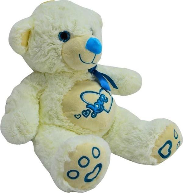 PELUŞ 50CM GÖBEKLİ AYI Kız Erkek Çocuk Oyuncak Eğitici Oyuncaklar - Image 1