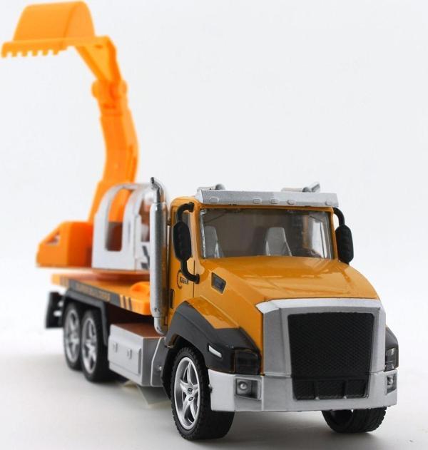 Çek Bırak Mac Kepçe Kamyonu 22132 Kız Erkek Çocuk Oyuncak Eğitici Oyuncaklar - Image 1