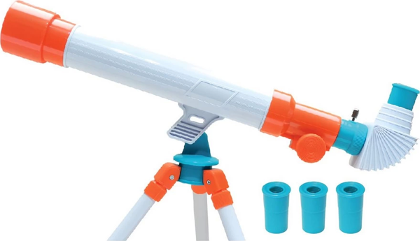 Üç Ayaklı Astronomik Teleskop 30 mm 20/30/40X Kız Erkek Çocuk Oyuncak Eğitici Oyuncaklar - Image 1