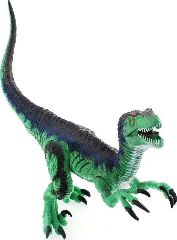 Sesli ve Işıklı Dinozor Raptor 30cm Kız Erkek Çocuk Oyuncak Eğitici Oyuncaklar - Image 1