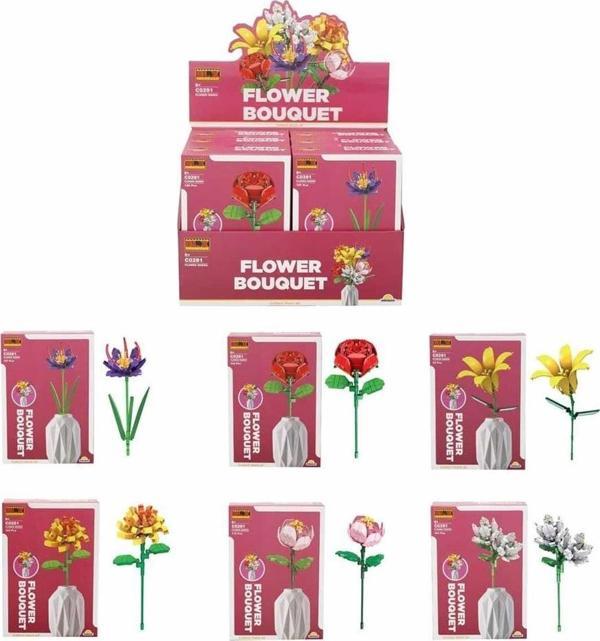 BLX Mini Lego Çiçek Buketleri C0281 Kız Erkek Çocuk Oyuncak Eğitici Oyuncaklar - Image 1
