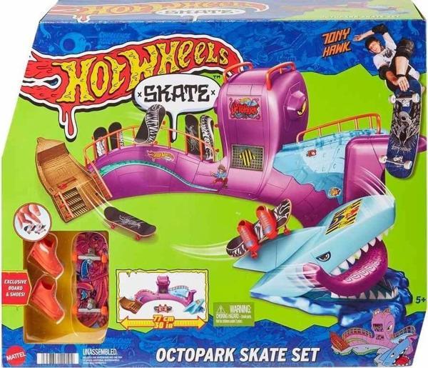 HMK01 Hot Wheels Skate Ahtapot Kaykay Parkı Oyun Seti Kız Erkek Çocuk Oyuncak Eğitici Oyuncaklar - Image 1