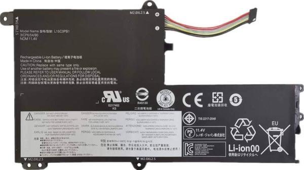 L15C3PB1  Lenovo ile Uyumlu Batarya Pil 3 CELL-  - Image 1