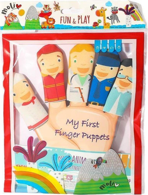 MOL-109 Meslekler Kukla Kız Erkek Çocuk Oyuncak Eğitici Oyuncaklar - Image 1