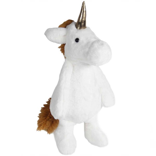 Uyku Arkadaşı Peluş Unicorn Beyaz 50cm Kız Erkek Çocuk Oyuncak Eğitici Oyuncaklar - Image 1