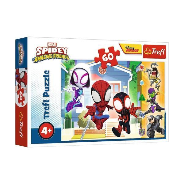 PUZZLE-17371 Spiday and his Amazing 60 Parça Puzzle Kız Erkek Çocuk Oyuncak Eğitici Oyuncaklar - Image 1
