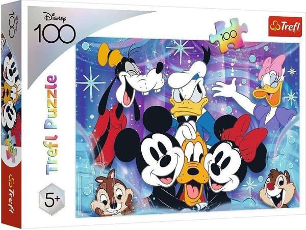 PUZZLE-16462 Disney Trefl Puzzle 100 Parça Kız Erkek Çocuk Oyuncak Eğitici Oyuncaklar - Image 1