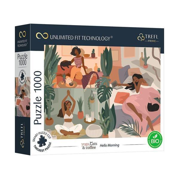 PUZZLE-10694 Hello Morning 1000 Parça Puzzle Kız Erkek Çocuk Oyuncak Eğitici Oyuncaklar - Image 1