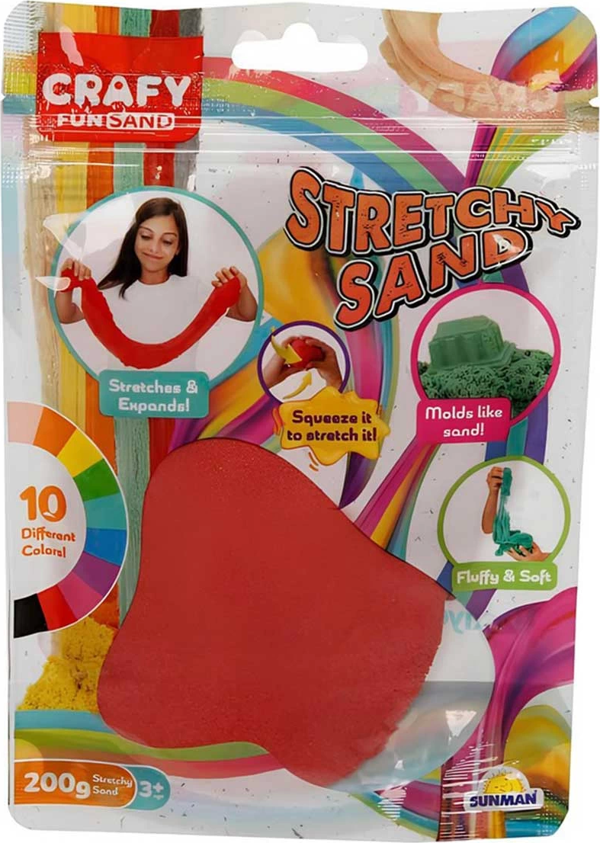 Streç Oyun Kumu Kırmızı 200 gr Kız Erkek Çocuk Oyuncak Eğitici Oyuncaklar - Image 1